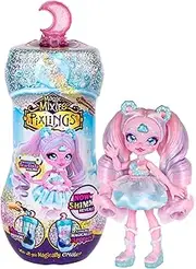 Magic Mixies Pixlings Shimmerverse Series, Create & Mix A Magic Shimmering Potion to Magically Reveal Bearlinda The Polar Bear, This Beautiful 6.5" Fashion Doll Appears Inside The Potion Bottle