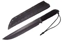 在飛比找瑞格華-大海刀品優惠-Strider SWORD 黑色繩柄柄黑刃長直刀(附Kyde