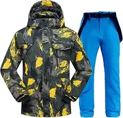 [Dsimilarl] Ski Suit Men Winter Outdoor Windproof Waterproof Thermal Male Snow Pants Sets Skiing and Snowboarding Ski Jacket Men