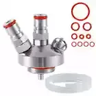 Mini Keg Spear Growler Tap Dispenser with 30cm Silicone Hose For Party Gathering