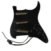 ST Pre-Wired Pickguard Guitar Humbucker Pickup SSS Loading Pickguard Zebra Kit
