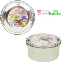 在飛比找momo購物網優惠-【kelifu可立夫】日式圓型14cm雙層便當盒x1入(買1