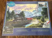 Paintworks By Paint By Numbers Summer Train Scene 20" x 12"- Northern Rails