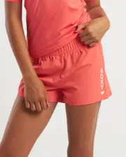 [Roxy] Roxy Girls' Essentials Board Shorts in Dubarry Coral Size 08 08 Dubarry Coral