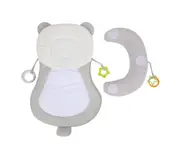 Baby Head Support Pillow Infant Body Neck Support Anti Roll Pillow with Baby Teether