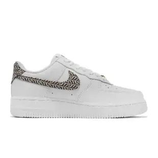 Nike 休閒鞋 Wmns Air Force 1 LX 女鞋 男鞋 白 卡其 AF1 籃網格 DZ2709-100