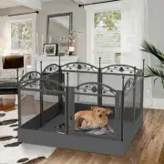 1pc Duty Iron Dog Playpen Pet Dog Whelping Box Puppy Pens Outdoor Kennel Cage