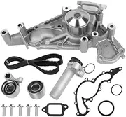 Engine Timing Belt with Water Pump Kit, FIT Lexus GS400 GS430 GX470 LS400 LS430 SC400 SC430 LX470, Toyota 4Runner Land Cruiser Sequoia Tundra, 4.0L 4.3L 4.7L V8, TKT-021, TCKWP298, TBK1006, AWK1231