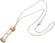 OATIPHO Ashes Necklace Of The Lid Necklace for Ashes Choker Locket Necklaces Necklace Urn Dog Urn Necklace Urns for Dog Stainless Steel Necklace Cremation Jewelry Necklace Glass Silver