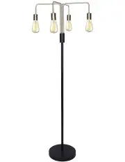 [Sarantino] Modern Exposed Bulb Industrial Light Floor Lamp