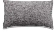 Gray Lumbar with Microgel Feather-Like Insert Pillow