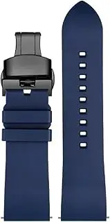 [BHUTMPJK] HPEPGCUCNT Quick-Release Fluororubber Watchband Fit For Luminox watch 3051 8800 3080 1820 7251 3050 Series Watch Strap 20 22 23mm