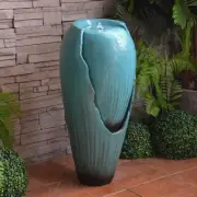 82CM BROKEN JAR WATER FEATURE FOUNTAIN WITH LED LIGHT Home Garden Decor Green