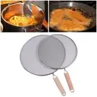 Oil Cover Anti Splatter Guard Frying Pan Splash Cover Oil Screen Proof Cover