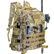 Fishing Tackle Backpack Outdoor Shoulder Backpack with Plenty of Storage Spac...