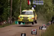 WRC Neste Rally Finland 2004 Mirco Baldacci Suzuki 1600 action Old Photo