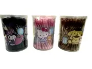 DAISO Sanrio Hello Kitty & Pompompurin & Kuromi cotton swab Japan limited 80 p