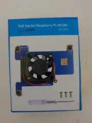 PoE HAT Power-Over-Ethernet Expansion Board with Fan for Raspberry Pi 4B / 3B+