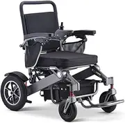 2025 Electric Wheelchair, 20KM Range, 600W Motors, 6KM/H Speed, Lightweight 24V Lithium Battery, Foldable with Anti-Tip Wheels and Rear Storage