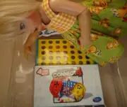 World's Smallest Connect 4 board game for Riley Kish Ginny 7-8" doll Diorama