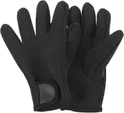 Kisangel Fingerless Gloves Winter Gloves Men Convenient Swimming Pool Glove Riding Gloves Comfortable Fishing Gloves Fishing Accessories Fishnet Gloves Work-Out Gloves Black Sponge