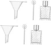 VICASKY Set of 6 Perfume Bottles Funnels 100ml Large Volume Dispenser Portable for Travel Daily Use Random