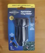 Bunker Hill ~ Security Sprinkler Key Hider Black Model 58831 ~ New ~