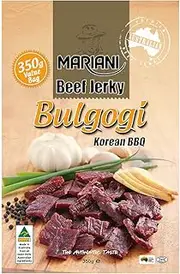 Mariani Beef Jerky Bulgogi Korean BBQ 350g Value Bag