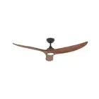 Evolve EC/DC Motor 48" Ceiling Fan with Remote & LED Light in Matt Black and ...