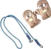 [Generic] Cute Warm Gloves | Cartoon Mittens Winter Gloves - Cycling Gloves Snow Gloves, Cold Weather Gloves Windproof, Anti-Loss Lanyard