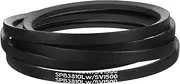 uxcell 5V1500 V-Belt, Classic Wrapped Rubber V-Belt 150" Outside Circumference x 0.62" Width x 0.53" Height for Industrial Machinery Equipment, Black