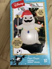 New In Box Christmas 2022 Disney Oogie Boogie Airblown Inflatable Light Up