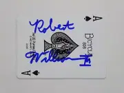 Robert Williamson III Signed Ace of Spades Playing Card Autographed Poker Player