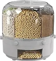 Grain Storage - Large Capacity Rice Storage Container | Kitchen Food Dispenser, Dry Food Storage Containers, Grain Storage Tank For Pantry Dry Grain Storage Dispenser Airtight Dry Storage Dispenser Ro