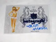 2015 Benchwarmer TALOR MARION Sin City #77 Blue Auto/7 PLAYBOY - Fast N Furious