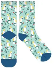 Frankly Funny Novelty Socks One Size Fits Most - Cockatoo Blue, EJF E11005