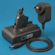 Dyson V6 Compatible Battery & Charger Kit - High-Capacity Replacement for SV03, SV04, DC59, DC61 with Fast Charging