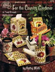 NEW FOR THE COUNTRY GARDENER IN PLASTIC CANVAS CUTE PROJECTS!!!