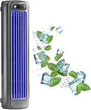Desktop Portable Tower Fan, Portable Air Conditioner Cooling Fan with 3 Speeds LED Touch Screen, USB Charging, Air Cooler for Room Patio(Gray)
