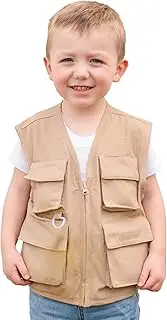 Fun and Function Weighted Explorer's Vest for Children - With Pockets - Helps Kids with Sensory Issues, Weights included