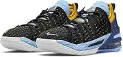 [Nike] Kid's Shoes Lebron 18 (GS) Basketball Shoes (Black/Coast/Concord/University Gold, Numeric_5_Point_5)