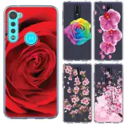 for Moto G Stylus 2020(Clear) ShockProof TPU Rugged Skin Phone Case Cover-D2