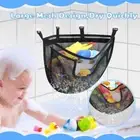 with Hook Bath Toy Storage Bag Mesh Bath Toy Holder Organizer Basket Bathroom