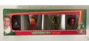 Elf Movie Will Ferrell - CHRISTMAS - Set of Four 4 Glass Shot Glasses NEW In Box