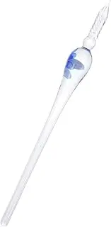 SHOWERORO Beautiful Vintage Glass Dip Pen Handmade Calligraphy Pen Practice Glass Pen Lightweight