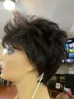 Kris Jenner style hair New Noriko wig style Dre color Dark Chocolate