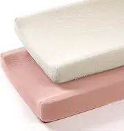 Termichy Muslin Changing Pad Covers: Baby Diaper Changing Table Covers - Changing Pad Sheets for Boys Girls