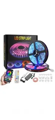 ALLENKER LED StripLights RGB Strips 32.8ft Tape Light 300 LEDs SMD5050 Waterproo