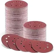 150Pcs Sandpaper Set, 5 Inch 8 Holes Sanding Discs 10 Different Grades Including 60 80 100 120 150 180 240 320 400 600 Grits for Random Orbital Sander