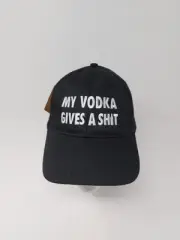 Absolut My Vodka Gives A Sh!t Strap Back Hat Adjustable Cap